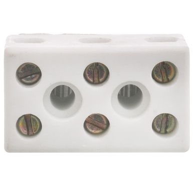 Dado de porcelana tripolar 6 mm