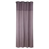 Cortina de tela Lino combinada 130 x 220 cm violeta