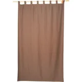 Cortina de tela Black Out 145 x 250 cm chocolate