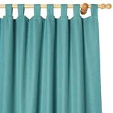 Cortina de tela Black Out 145 x 250 cm turquesa