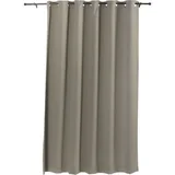 Cortina de tela Sun Out Eyelet 200 x 220 cm taupe