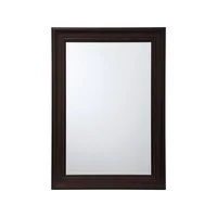 Espejo rectangular 78 x 108 cm café