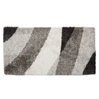 Alfombra caminero Noblese 60 x 115 cm negra y gris