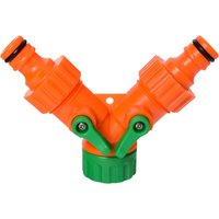 Unión llave de 1/2" de 2 salidas a 3/4"