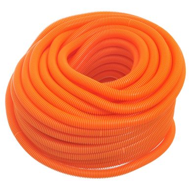 Ca�o corrugado 25 mm x 50 m 205 liviano naranja