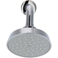Cabezal de ducha redondo 15 cm con brazo