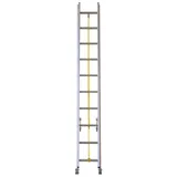 Escalera extensible de aluminio 20 escalones 6.09 m
