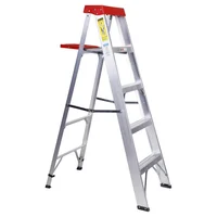 Escalera tijera de aluminio 4 escalones 1.56 m