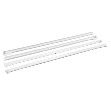 Riel blanco para caj�n 55 cm