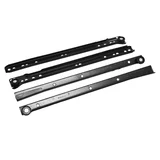 Riel negro para cajón 30 cm