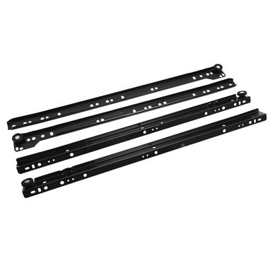 Riel negro para caj�n 45 cm