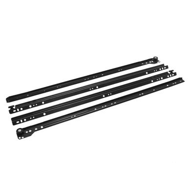 Riel negro para caj�n 55 cm