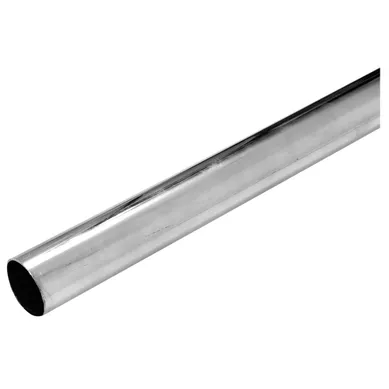 Barrote redondo cromado de 25 mm x 2,8 m