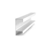 Perfil de aluminio para placa 18 a 18,5 mm 2,60 m