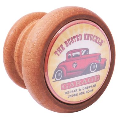 Tirador pomo de madera Garaje Car 4 cm