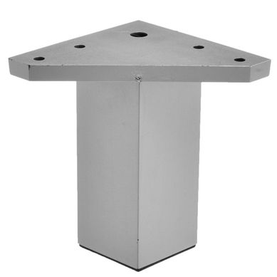 Pata de pl�stico cuadrada gris 4 x 10 cm