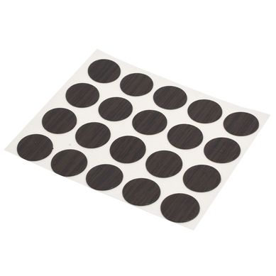 Tapa tornillo adhesivo 20 unidades wengue 1,3 cm
