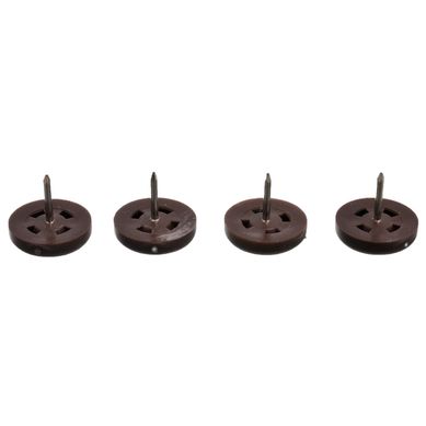 Tope redondo de pl�stico para clavar 22 mm 4 unidades