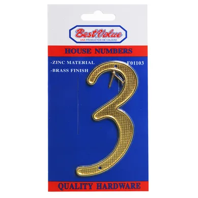 Numero 3 para puerta