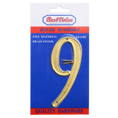 Numero 9 para puerta