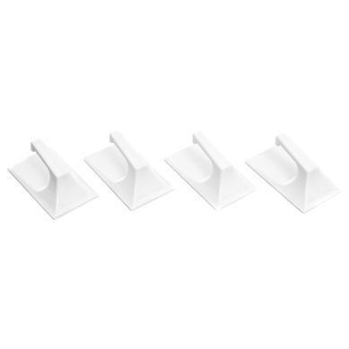 Ganchos de pl�stico 5 x 3 cm x 4 unidades
