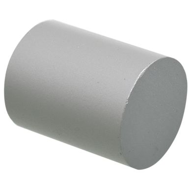 Tirador bot�n plateado 1 pieza