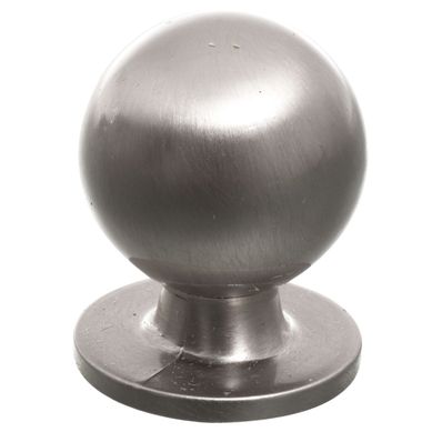 Tirador bot�n 1 unidad plateado 3,5 x 1,5 cm