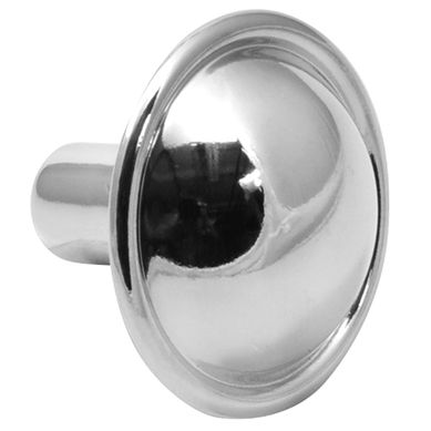 Tirador bot�n 1 unidad plateado brillante 3 x 3 cm