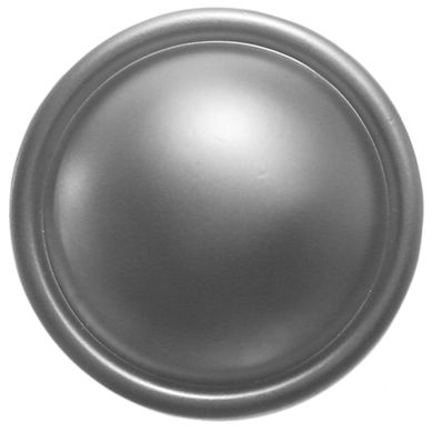 Tirador bot�n 1 unidad plateado 3 x 3 cm