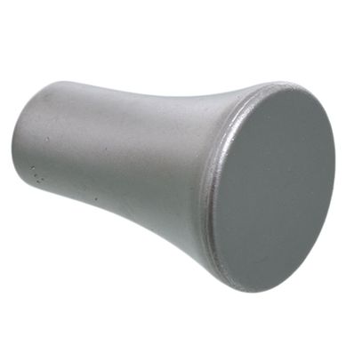 Tirador botn plateado mate 1 pieza