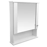 Botiquín de baño 48 x 60 x 11 cm con espejo y repisa Emily blanco