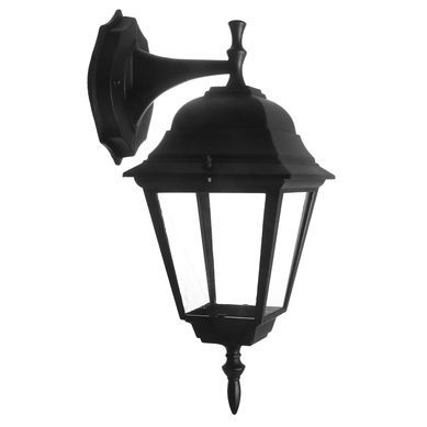 Farol aluminio 4 caras abajo E27