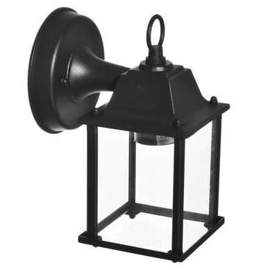 Farol aluminio clasico abierto negro