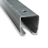 Riel u100 acero galvaniado 6 m d100 dn80