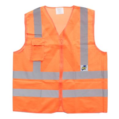 Chaleco reflectivo naranja 4 cintas