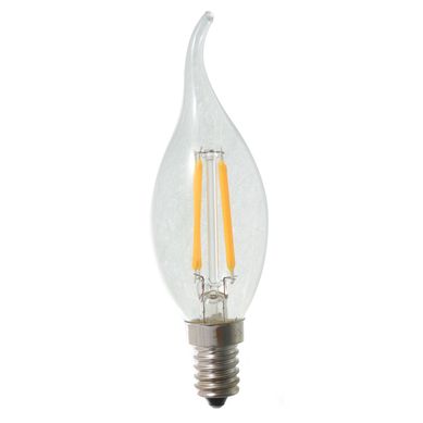 Lamparita LED G45 vela decorativa filamento 4 w E14