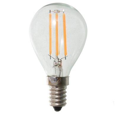 Lamparita LED G45 gota filamento 4 w E14