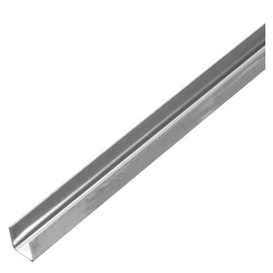 Listel de acero inoxidable Royal recto 1 cm x 2.2 m