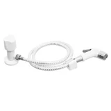 Ducha higiénica Foz de plástico y metal blanca
