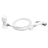 Ducha higiénica Foz de plástico y metal blanca