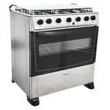Cocina a gas PK-617C 75 cm 6 hornallas plateada