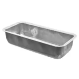 Budinera rectangular de aluminio 25 x 11 x 6 cm