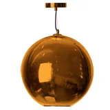Lámpara colgante globo grande cobre 1 luz E27