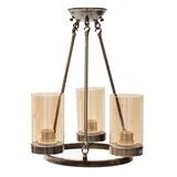 Lámpara colgante de hierro Antique 3 luces E27