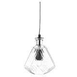 Lámpara colgante botella Cristal 1 luz E27