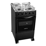 Cocina a gas Monte Carlo PK-375C 49,5 cm 4 hornallas negra