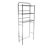 Mueble sobre inodoro 3 estantes cromo
