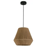 Lámpara de techo colgante café 1 luz E27