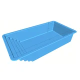 Piscina fibra de vidrio Montoya 155 x 400 x 750 cm rectangular