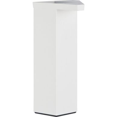 Pata para muebles cuadrada ABS blanca 40 x 150 mm